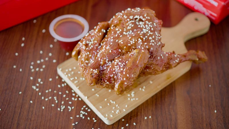 Lemon pepper dry rub wings with zesty coating