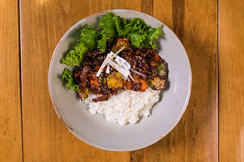 Korean BBQ boneless wings with sesame glaze